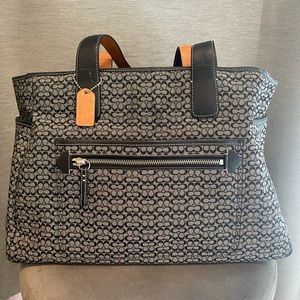 Coach logo Diaper Bag